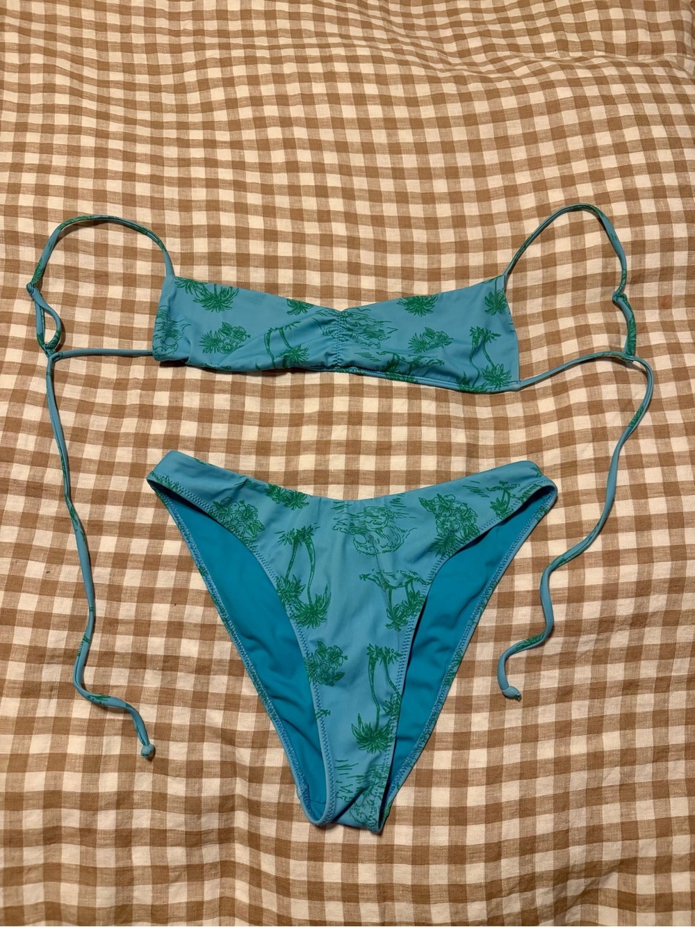 LA Hearts scrunch bikini